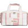 Business & Pleasure Co The Holiday Cooler Bag - Pink Capri Stripe Wholesale