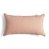 Business & Pleasure Co The Rectangle Throw Pillow - Rivie Pink Clearance