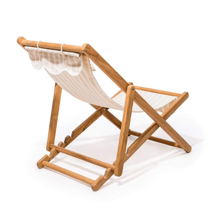 Business & Pleasure Co The Sling Chair - Monaco Natural Stripe Online