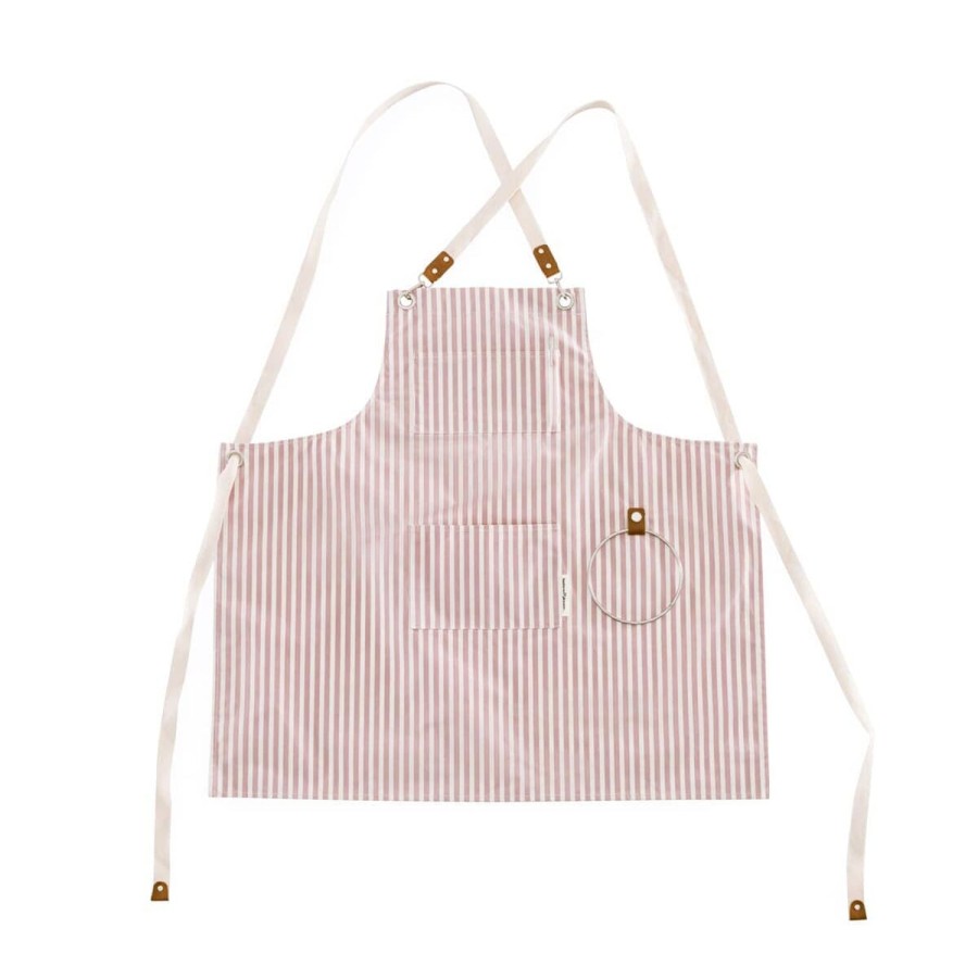 Business & Pleasure Co The Apron - Lauren'S Pink Stripe Online