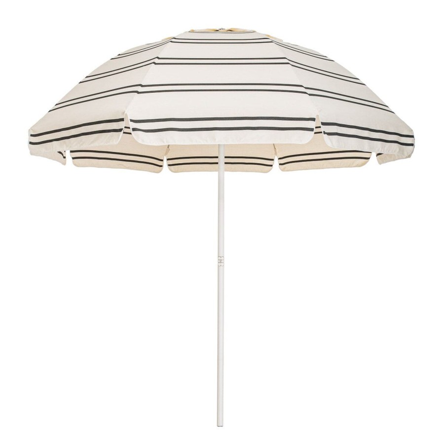 Business & Pleasure Co The Patio Umbrella - Malibu Black Stripe New