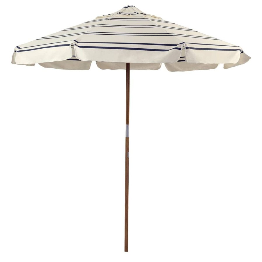 Business & Pleasure Co The Market Umbrella - Malibu Black Stripe Clearance