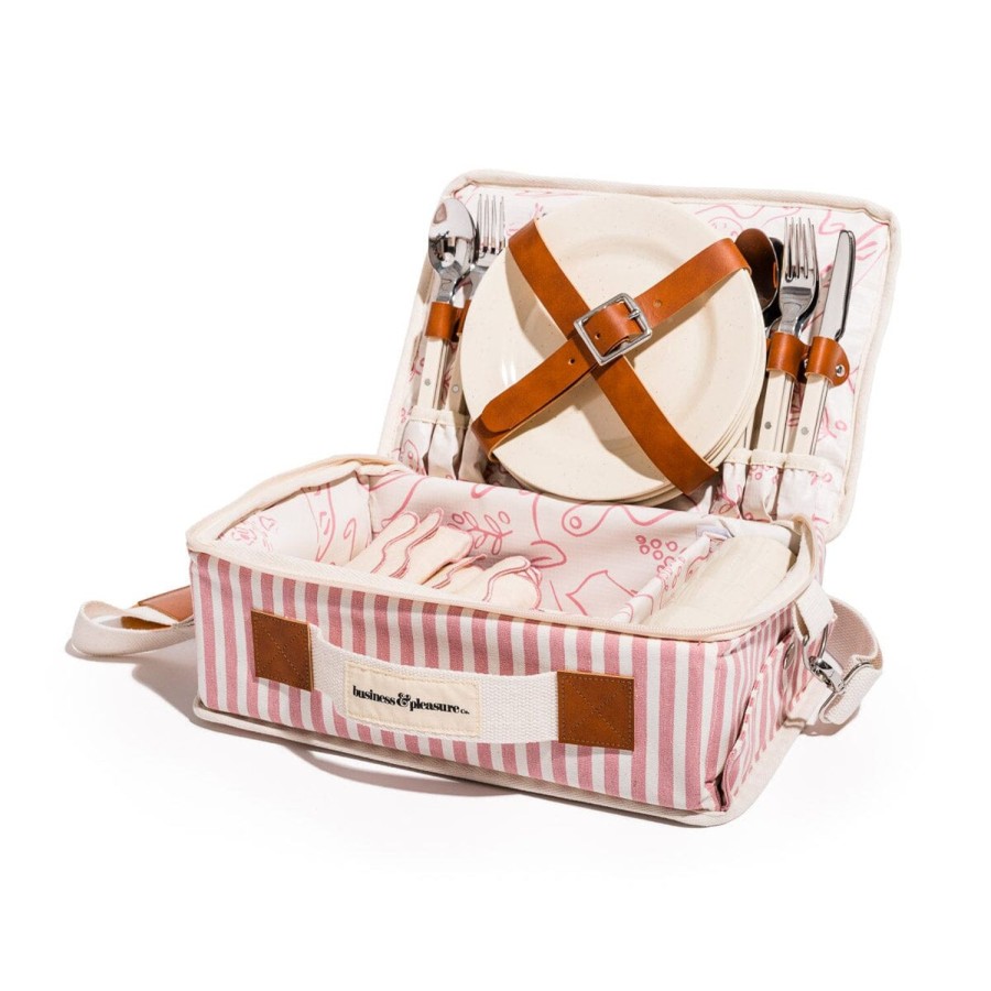 Business & Pleasure Co The Picnic Set - Laurens Pink Stripe Clearance