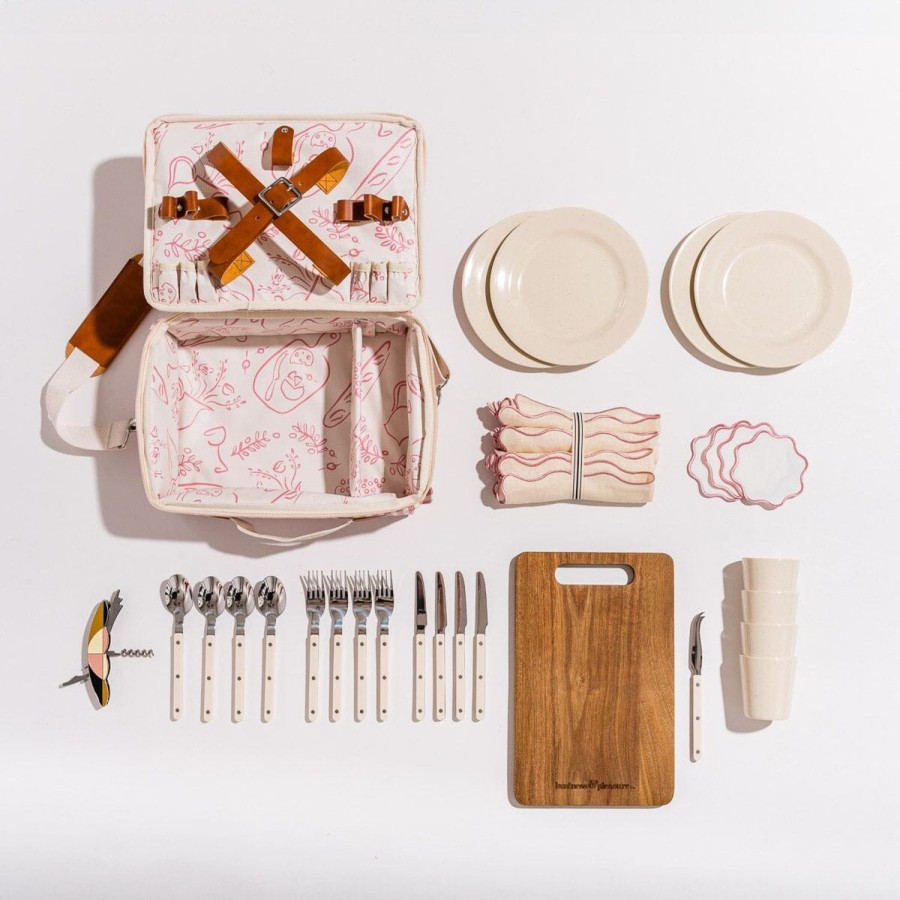 Business & Pleasure Co The Picnic Set - Laurens Pink Stripe Clearance