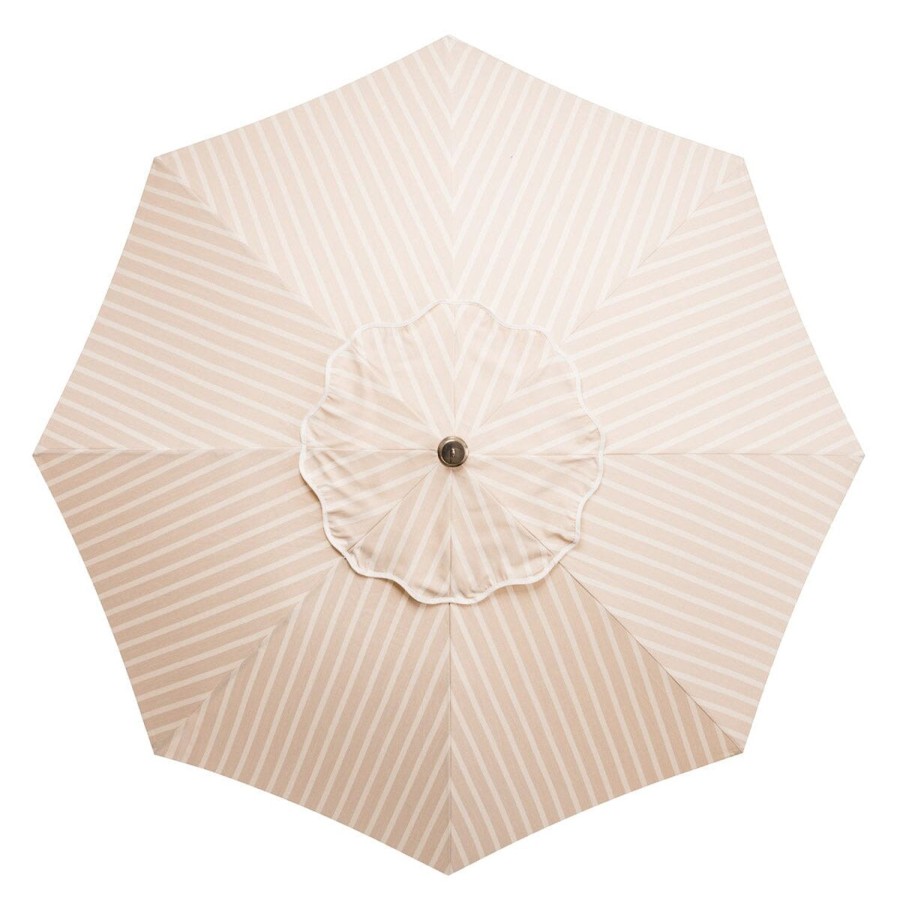 Business & Pleasure Co The Club Umbrella - Monaco Natural Stripe Hot