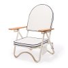 Business & Pleasure Co The Pam Chair - Rivie White New