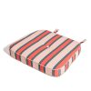 Business & Pleasure Co The Al Fresco Chair Cushion - Bistro Dusty Pink Stripe New