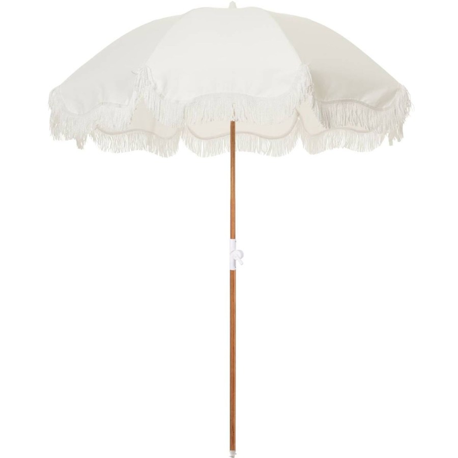 Business & Pleasure Co The Holiday Beach Umbrella - Antique White Best