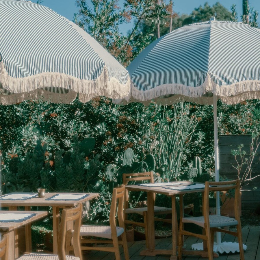 Business & Pleasure Co The Patio Umbrella - Lauren'S Navy Stripe Wholesale