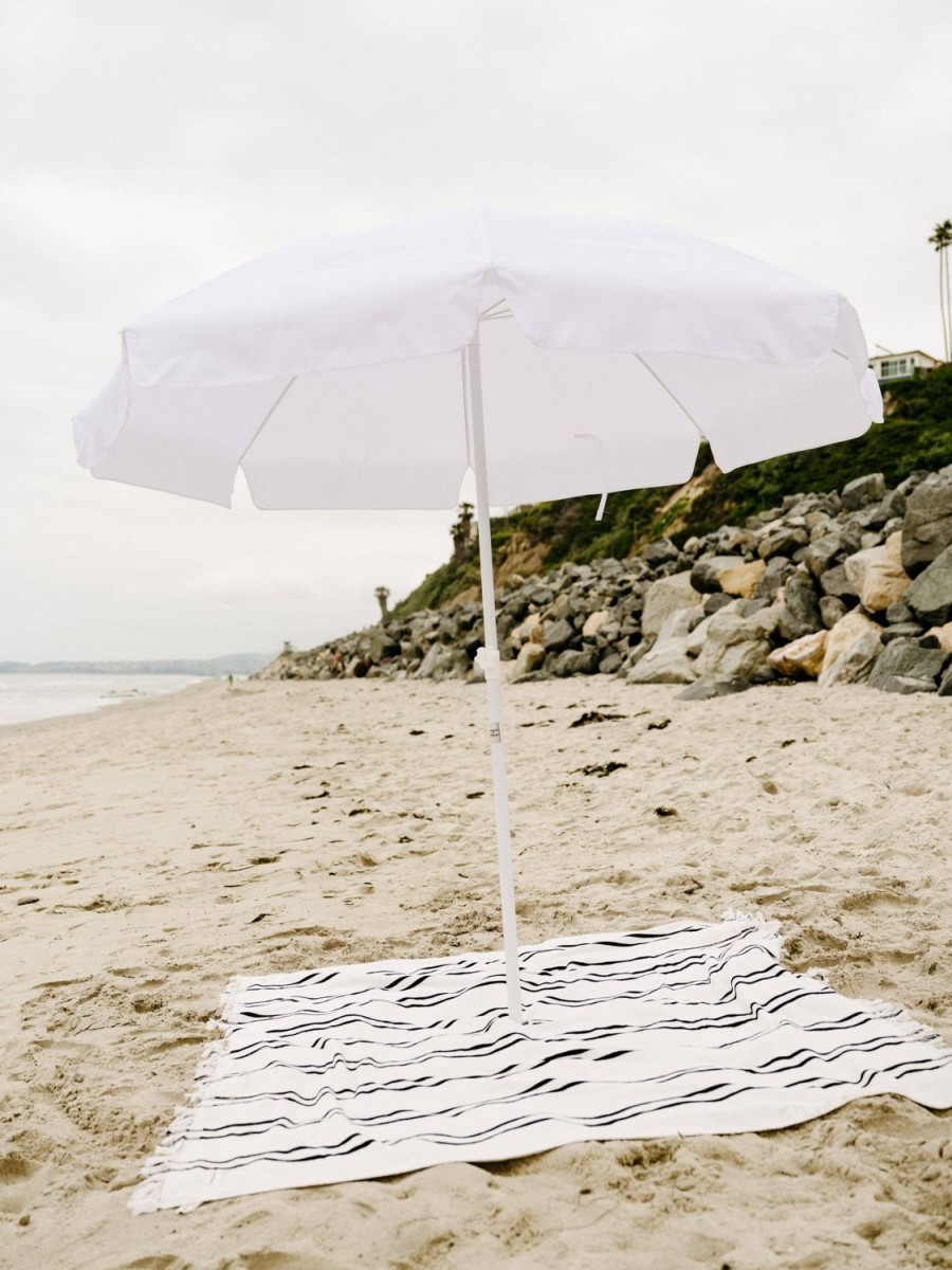 Business & Pleasure Co The Family Beach Umbrella - Antique White Online