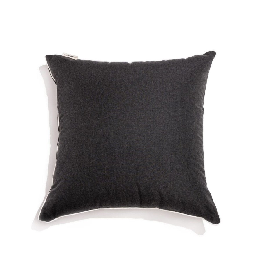 Business & Pleasure Co The Euro Throw Pillow - Rivie Black Online