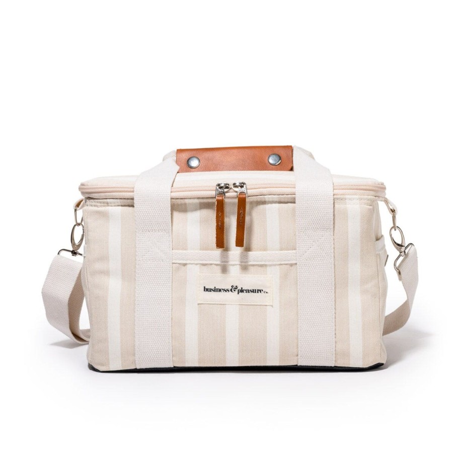 Business & Pleasure Co The Premium Cooler Bag - Monaco Natural Stripe Wholesale