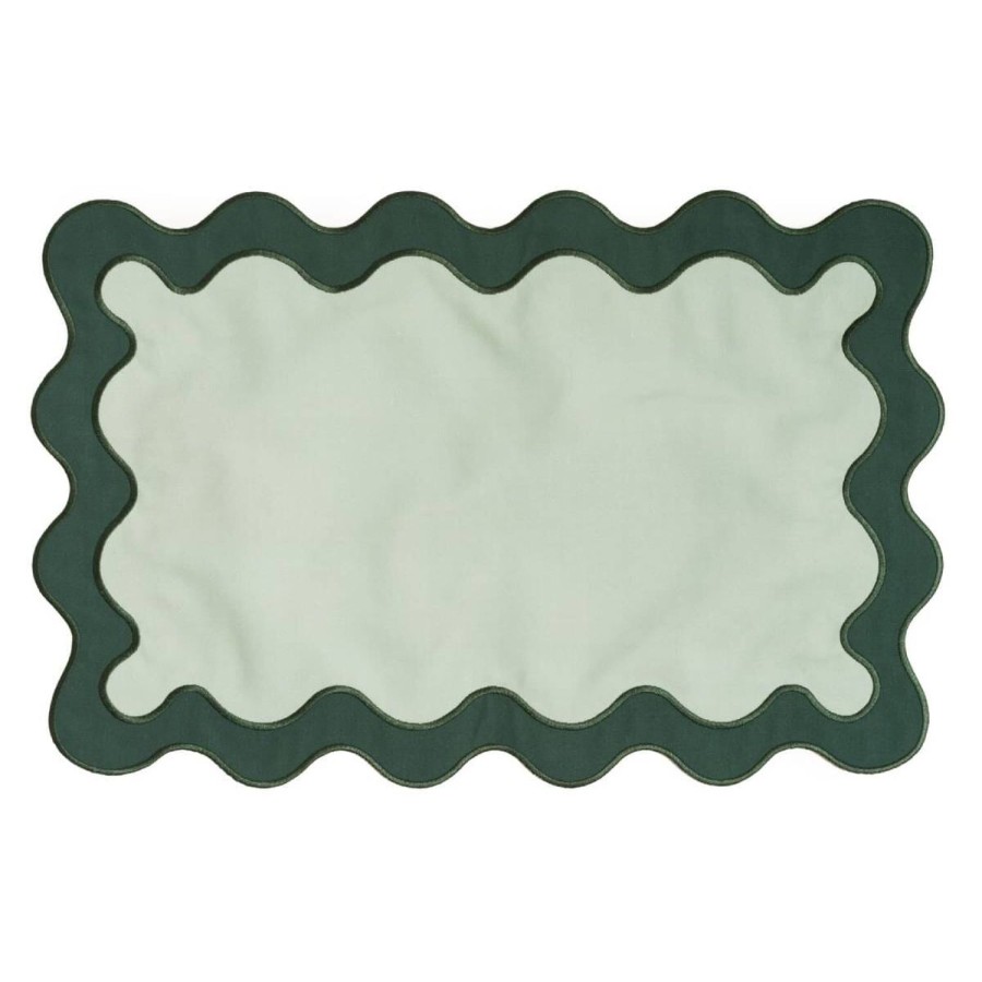 Business & Pleasure Co The Placemat - Rivie Green Wholesale