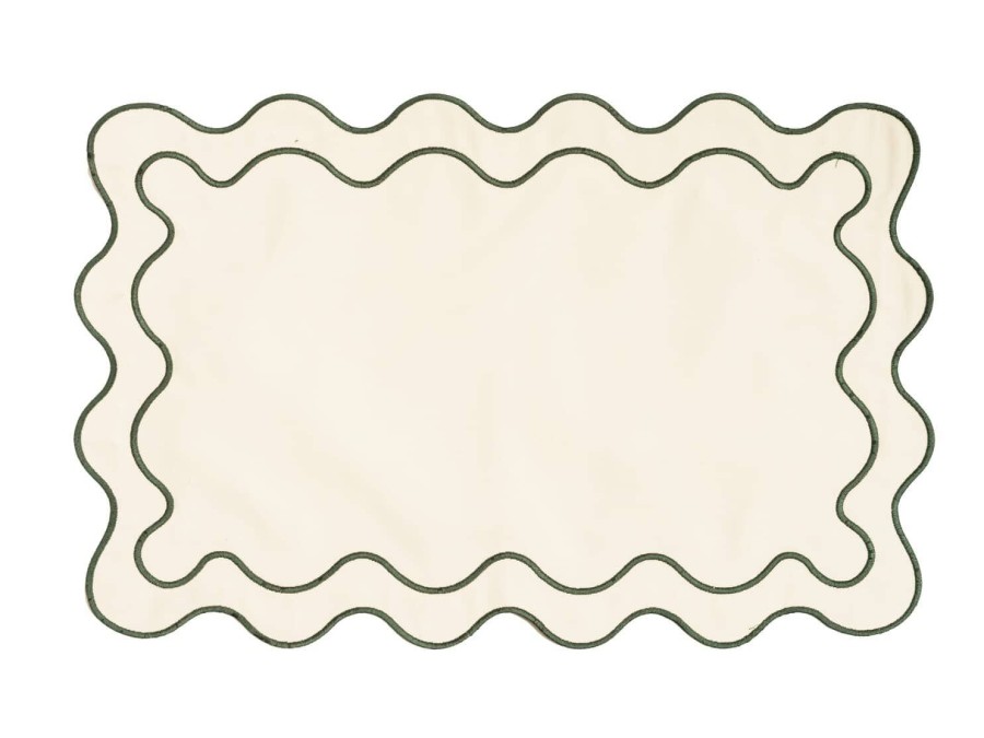 Business & Pleasure Co The Placemat - Rivie Green Wholesale