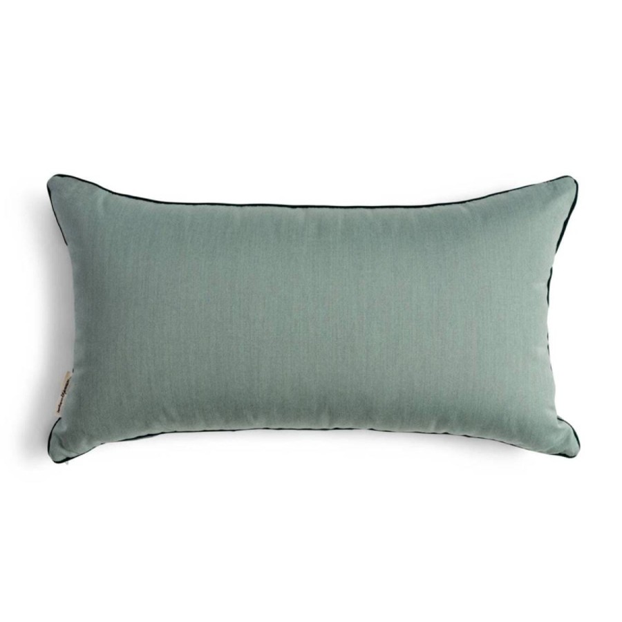 Business & Pleasure Co The Rectangle Throw Pillow - Rivie Green Clearance