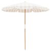 Business & Pleasure Co The Amalfi Umbrella - Sand Two Stripe Hot