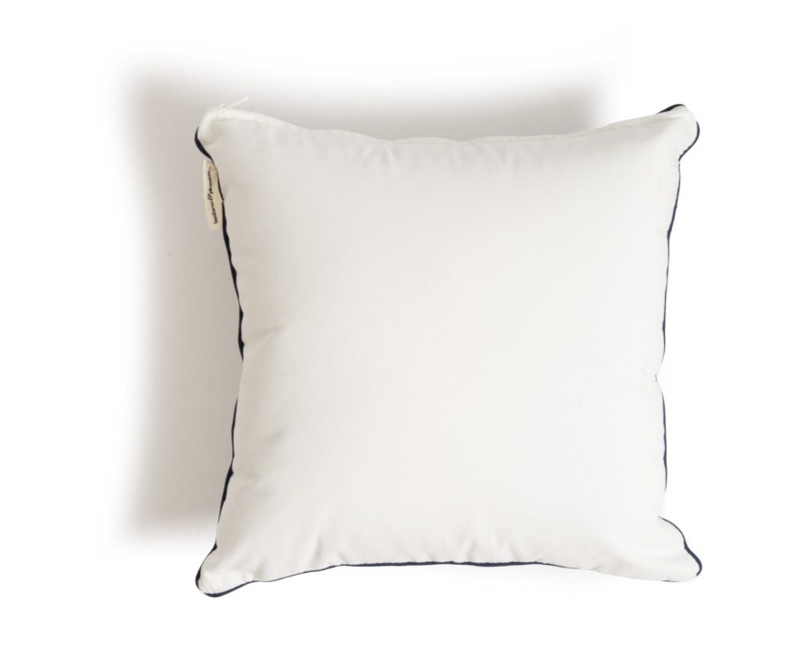 Business & Pleasure Co The Euro Throw Pillow - Rivie White Clearance