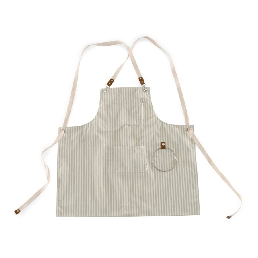 Business & Pleasure Co The Apron - Lauren'S Sage Stripe Best