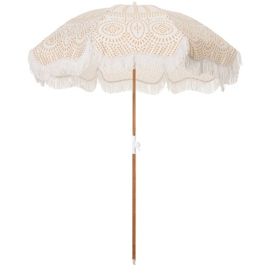 Business & Pleasure Co The Holiday Beach Umbrella - Eyelet Hot