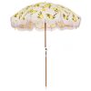 Business & Pleasure Co The Holiday Beach Umbrella - Vintage Lemons New