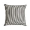 Business & Pleasure Co The Euro Throw Pillow - Lauren'S Navy Stripe New