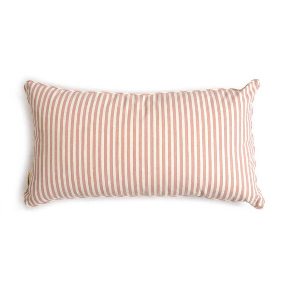 Business & Pleasure Co The Rectangle Throw Pillow - Lauren'S Pink Stripe New