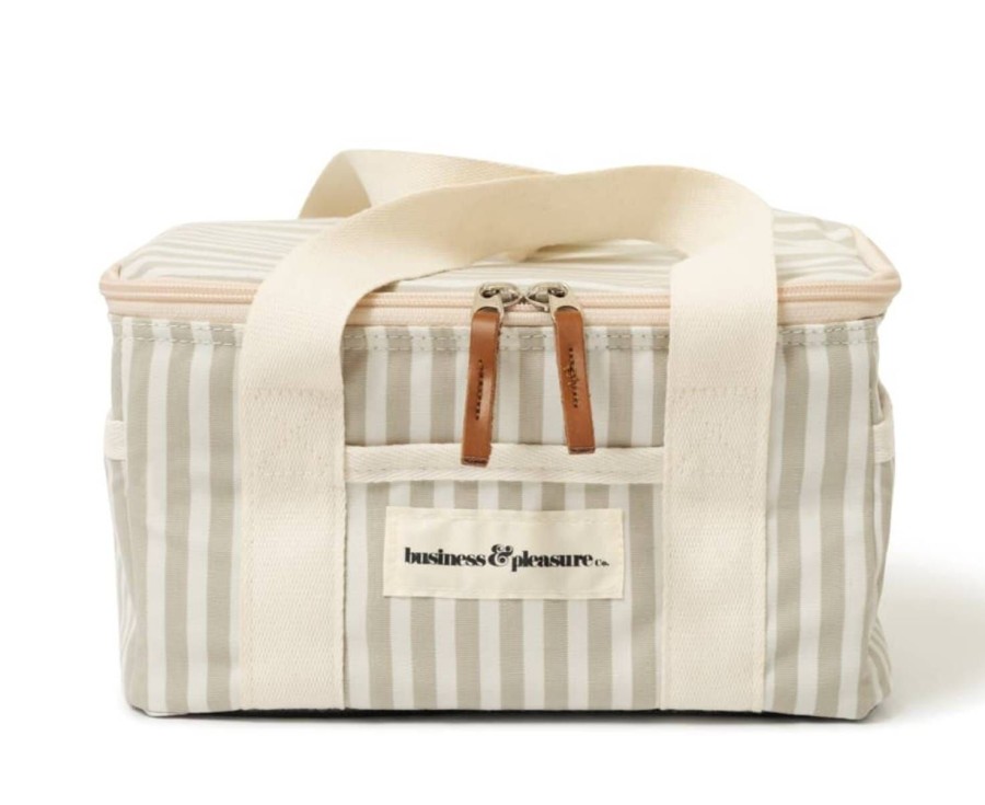 Business & Pleasure Co The Mini Cooler Bag - Lauren'S Sage Stripe Wholesale