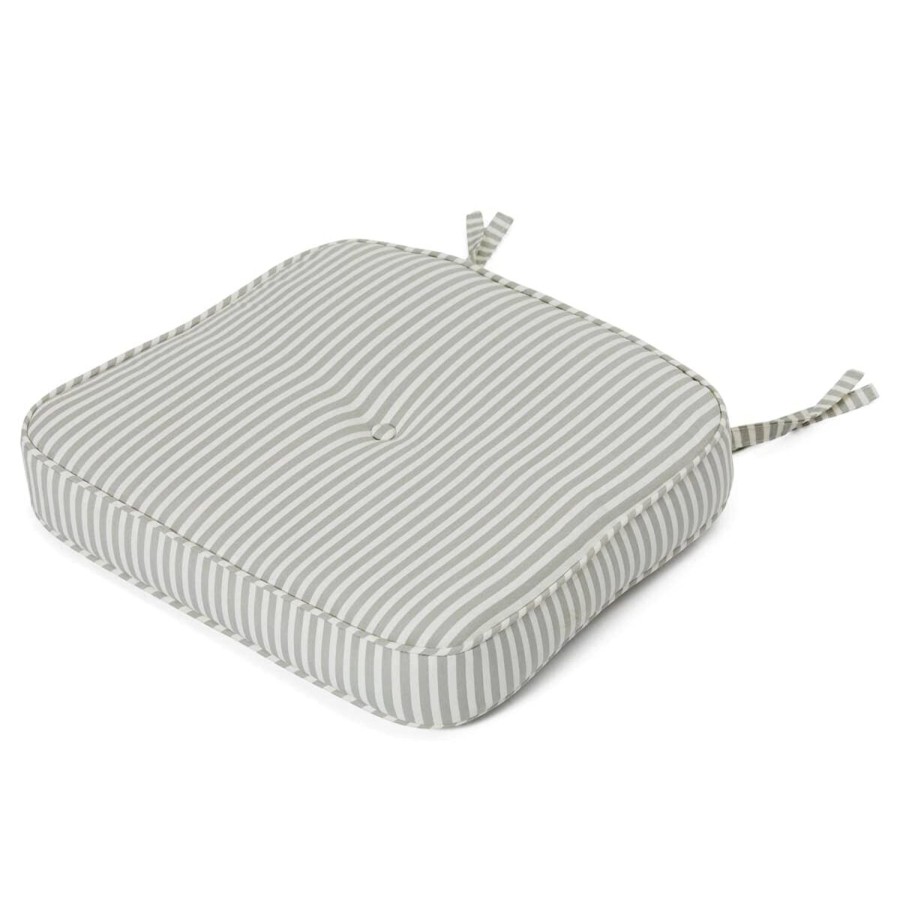 Business & Pleasure Co The Al Fresco Chair Cushion - Lauren'S Sage Stripe Wholesale