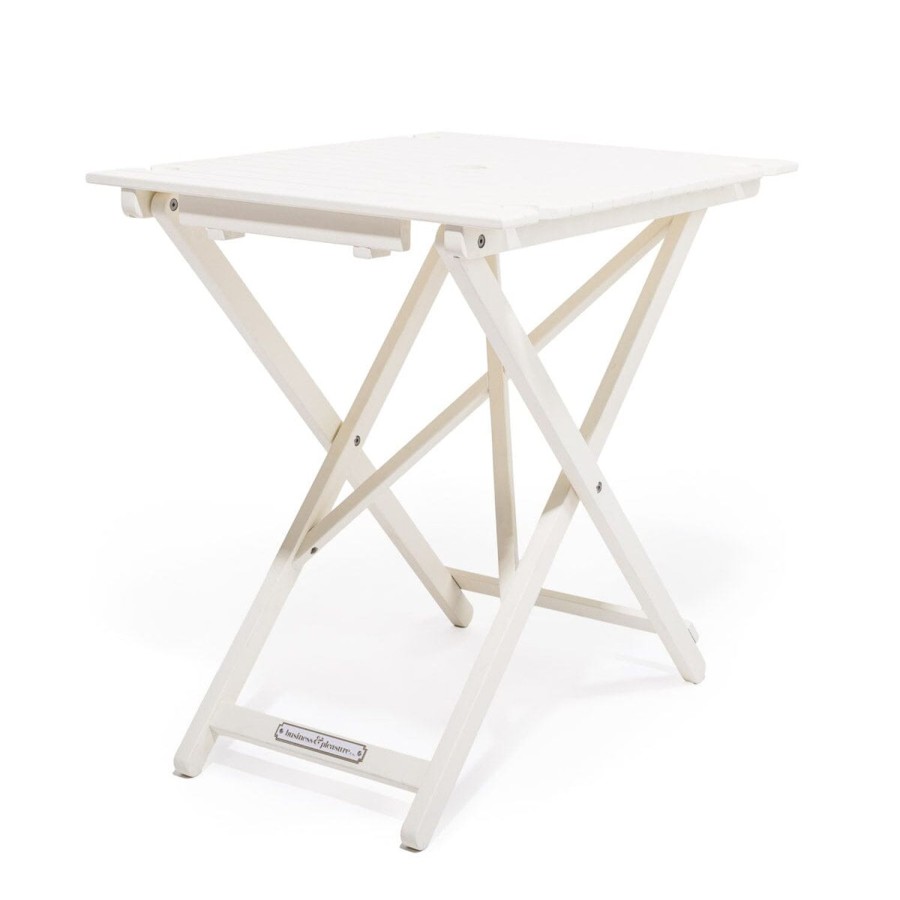 Business & Pleasure Co The Tall Folding Table - Antique White Online