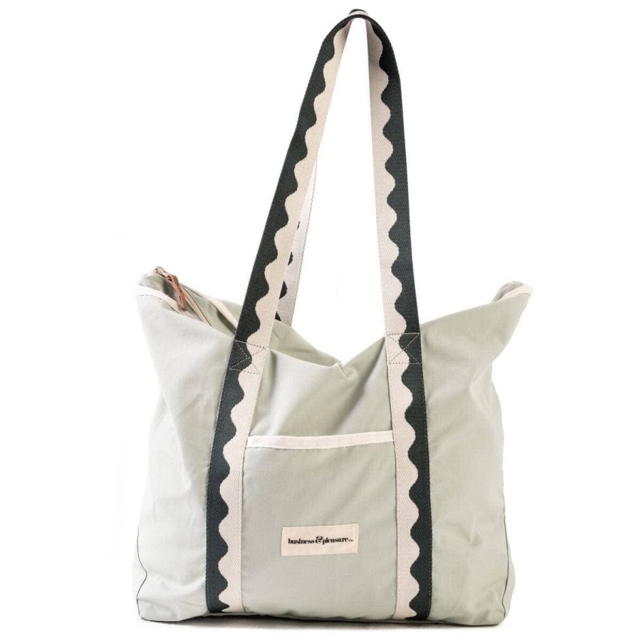 Business & Pleasure Co The Beach Bag - Rivie Green Wholesale