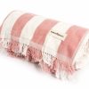 Business & Pleasure Co The Holiday Beach Blanket - Pink Capri Stripe New