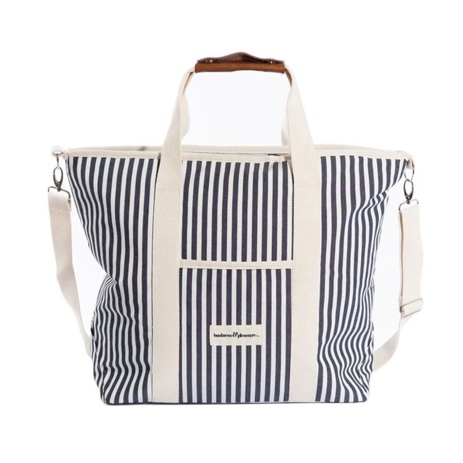 Business & Pleasure Co The Cooler Tote Bag - Lauren'S Navy Stripe Wholesale