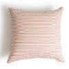 Business & Pleasure Co The Euro Throw Pillow - Lauren'S Pink Stripe Wholesale