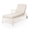 Business & Pleasure Co The Al Fresco Sun Lounger Cushion - Monaco Natural Stripe Hot