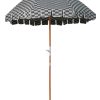 Business & Pleasure Co The Premium Beach Umbrella - Vintage Green Check Online