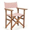 Business & Pleasure Co The Directors Chair - Table Height - Lauren'S Pink Stripe Wholesale