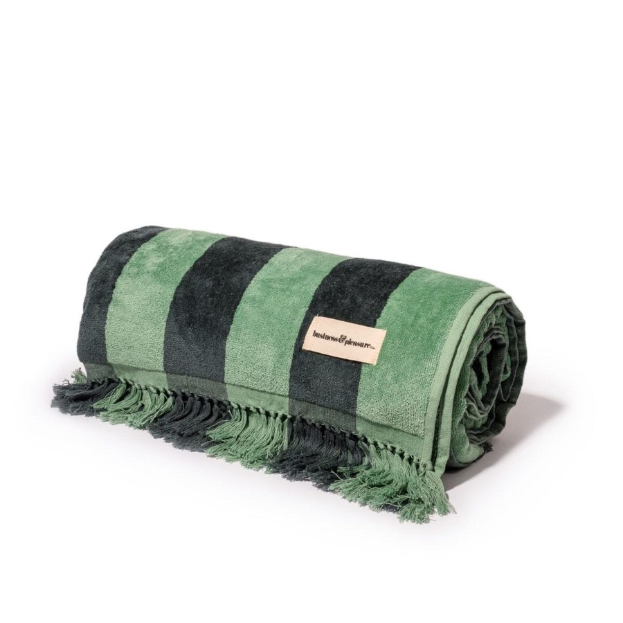 Business & Pleasure Co The Holiday Beach Blanket - 70'S Green Best