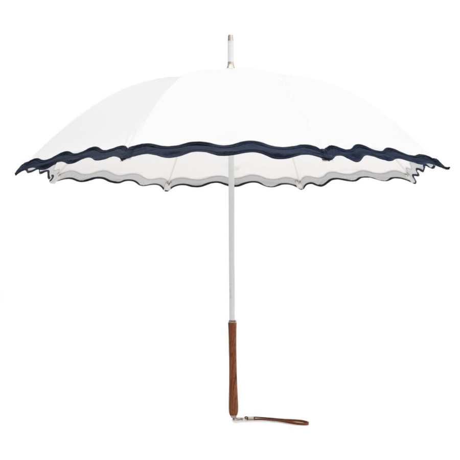 Business & Pleasure Co The Rain Umbrella - Rivie White Wholesale