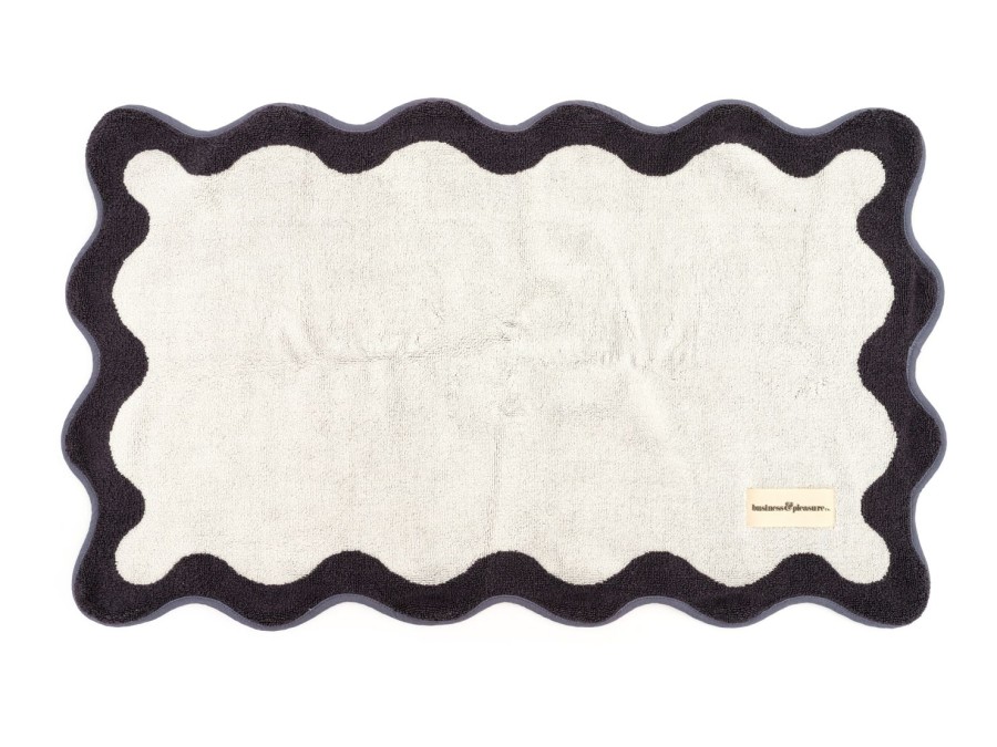 Business & Pleasure Co The Bath Mat - Rivie White Wholesale