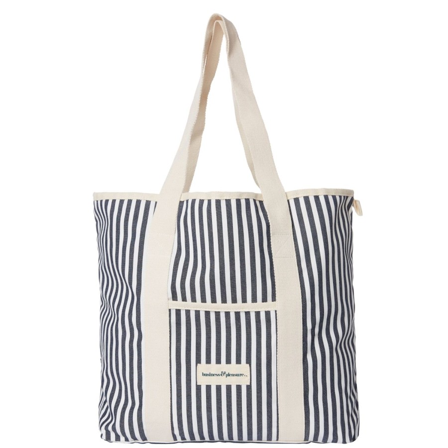 Business & Pleasure Co The Beach Bag - Lauren'S Navy Stripe Best