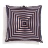 Business & Pleasure Co The Floor Pillow - Monaco Navy And Pink Stripe New