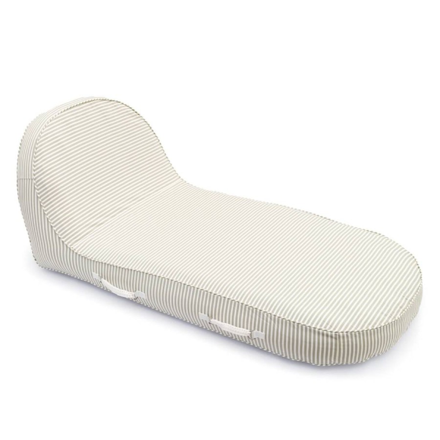 Business & Pleasure Co The Pool Lounger - Lauren'S Sage Stripe Wholesale