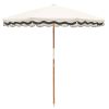 Business & Pleasure Co The Amalfi Umbrella - Rivie White Wholesale