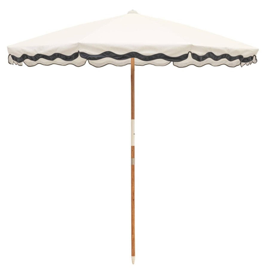 Business & Pleasure Co The Amalfi Umbrella - Rivie White Wholesale