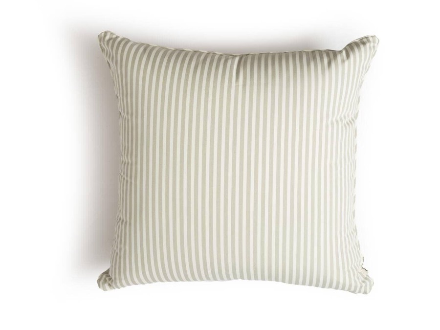 Business & Pleasure Co The Euro Throw Pillow - Lauren'S Sage Stripe Online