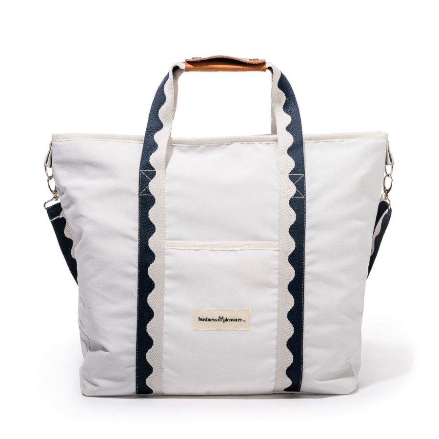 Business & Pleasure Co The Premium Cooler Tote Bag - Rivie White Best