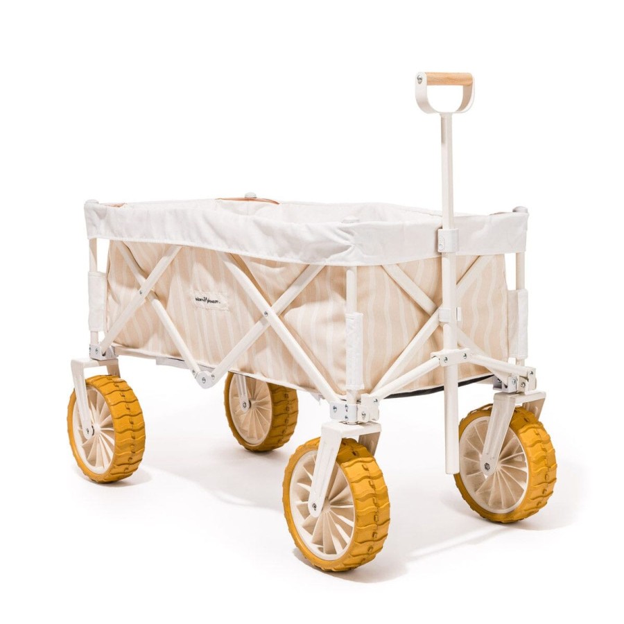 Business & Pleasure Co The Beach Cart - Monaco Natural Stripe Clearance