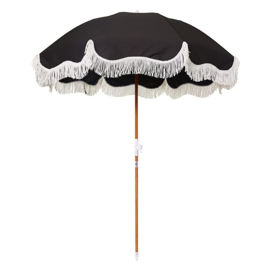 Business & Pleasure Co The Holiday Beach Umbrella - Vintage Black Best