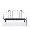 Business & Pleasure Co The Al Fresco Love Seat - Vintage Black Clearance