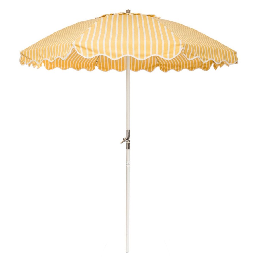 Business & Pleasure Co The Club Umbrella - Monaco Mimosa Stripe Wholesale